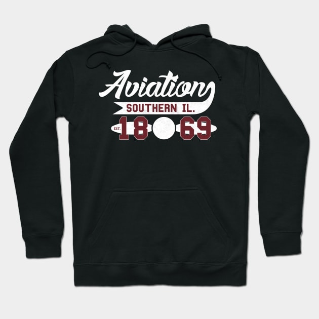 Southern Illinois Aviation Est. 1869 Hoodie by AddictingDesigns